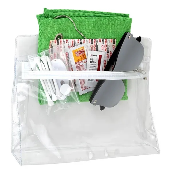 Layover - 15 Piece Golf Kit in Travel Pouch with Zipper - Layover - 15 Piece Golf Kit in Travel Pouch with Zipper - Image 9 of 14