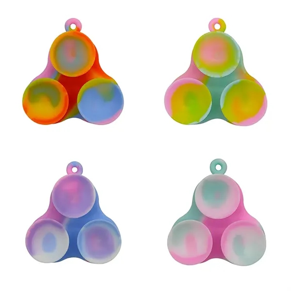 Silicone Suction Cup Keychains - Silicone Suction Cup Keychains - Image 1 of 8