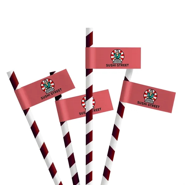 Straw Toothpick Flags Style A - 1.5" x 2.5" - Straw Toothpick Flags Style A - 1.5" x 2.5" - Image 0 of 11