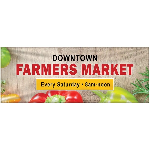 3' x 8' Custom Knitted Polyester Banner - 3' x 8' Custom Knitted Polyester Banner - Image 0 of 6