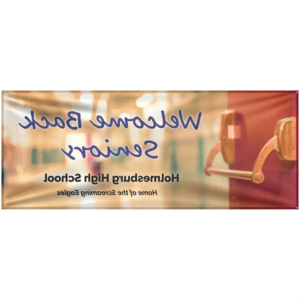 4' x 10' Custom Knitted Polyester Banner - 4' x 10' Custom Knitted Polyester Banner - Image 1 of 6