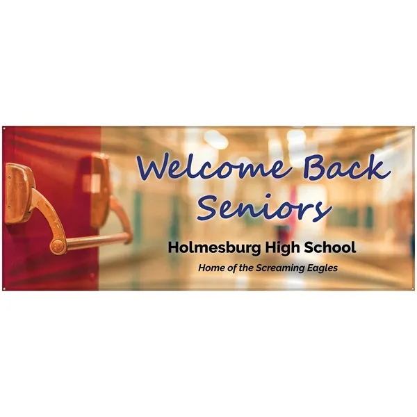 4' x 10' Custom Knitted Polyester Banner - 4' x 10' Custom Knitted Polyester Banner - Image 0 of 6