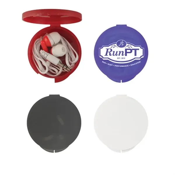 Earbuds In Round Case - Earbuds In Round Case - Image 0 of 4