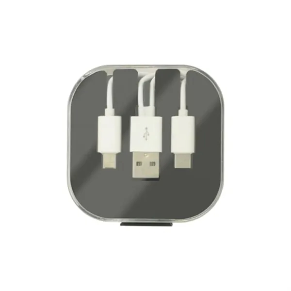 Multi Charging Cables in Case with Phone Stand - Multi Charging Cables in Case with Phone Stand - Image 1 of 3