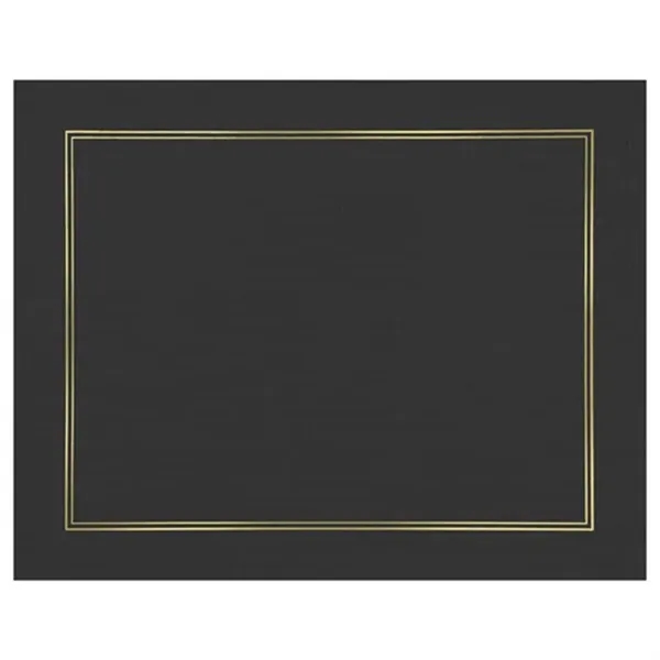 12 3/4" X 10" Two-Fold Certificate Presentation Folder - 12 3/4" X 10" Two-Fold Certificate Presentation Folder - Image 1 of 2
