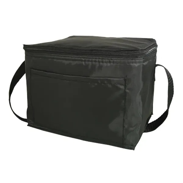 6 Pack Cooler Bag - Polyester Insulated Lunch Bag - 6 Pack Cooler Bag - Polyester Insulated Lunch Bag - Image 1 of 8