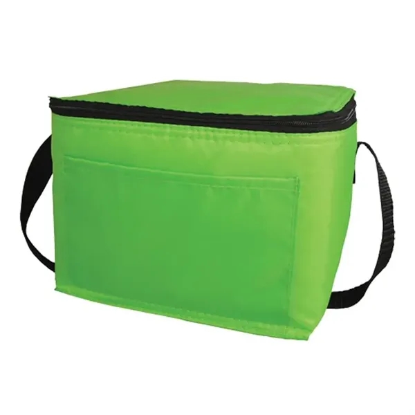 6 Pack Cooler Bag - Polyester Insulated Lunch Bag - 6 Pack Cooler Bag - Polyester Insulated Lunch Bag - Image 3 of 8