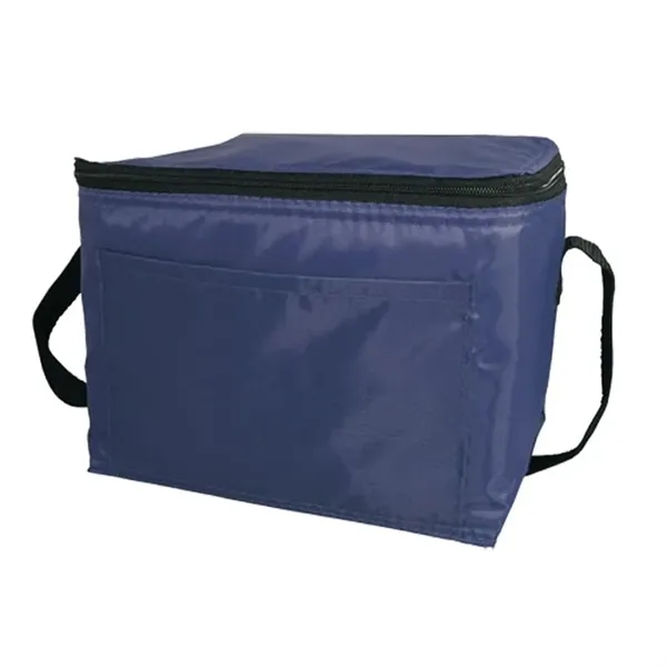 6 Pack Cooler Bag - Polyester Insulated Lunch Bag - 6 Pack Cooler Bag - Polyester Insulated Lunch Bag - Image 4 of 8