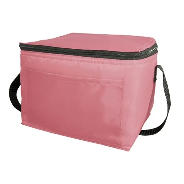 6 Pack Cooler Bag - Polyester Insulated Lunch Bag - 6 Pack Cooler Bag - Polyester Insulated Lunch Bag - Image 6 of 8