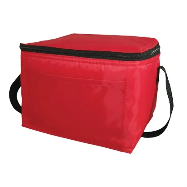 6 Pack Cooler Bag - Polyester Insulated Lunch Bag - 6 Pack Cooler Bag - Polyester Insulated Lunch Bag - Image 7 of 8
