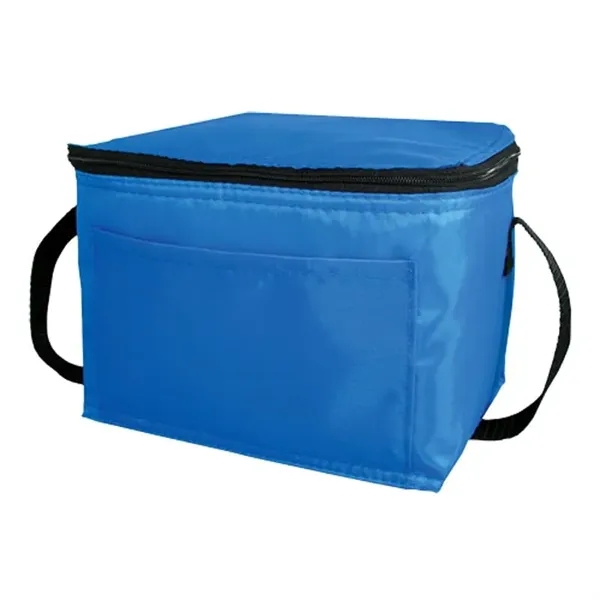 6 Pack Cooler Bag - Polyester Insulated Lunch Bag - 6 Pack Cooler Bag - Polyester Insulated Lunch Bag - Image 8 of 8