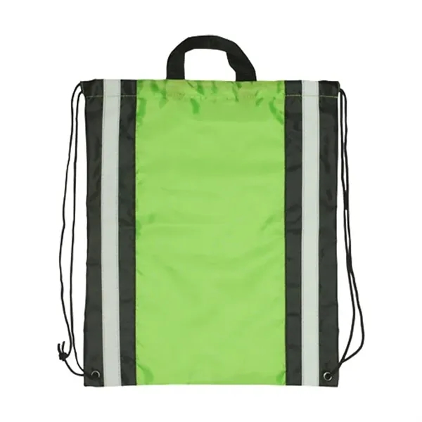 Reflective Drawstring Sport Bags - Reflective Drawstring Sport Bags - Image 3 of 5