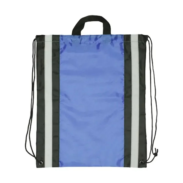 Reflective Drawstring Sport Bags - Reflective Drawstring Sport Bags - Image 5 of 5