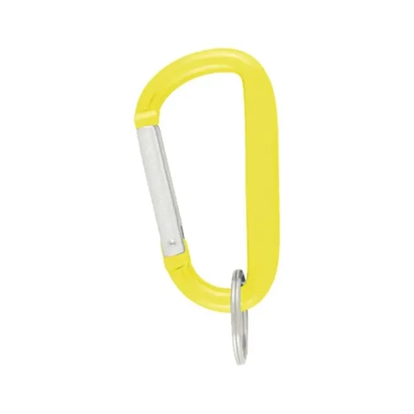 8 Mm Aluminum Carabiner with Key Ring - 8 Mm Aluminum Carabiner with Key Ring - Image 3 of 8