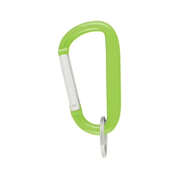 8 Mm Aluminum Carabiner with Key Ring - 8 Mm Aluminum Carabiner with Key Ring - Image 4 of 8