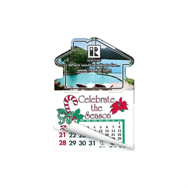 House Shape Calendar Pad Magnets with Tear Away Calendar - House Shape Calendar Pad Magnets with Tear Away Calendar - Image 0 of 0