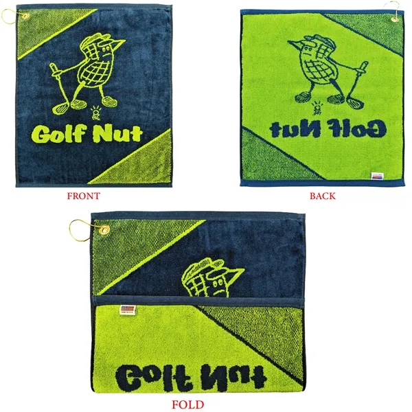 Jacquard Terry Golf Towel - Jacquard Terry Golf Towel - Image 0 of 4