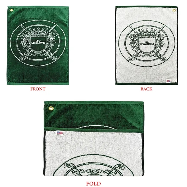 Jacquard Terry Golf Towel - Jacquard Terry Golf Towel - Image 2 of 4