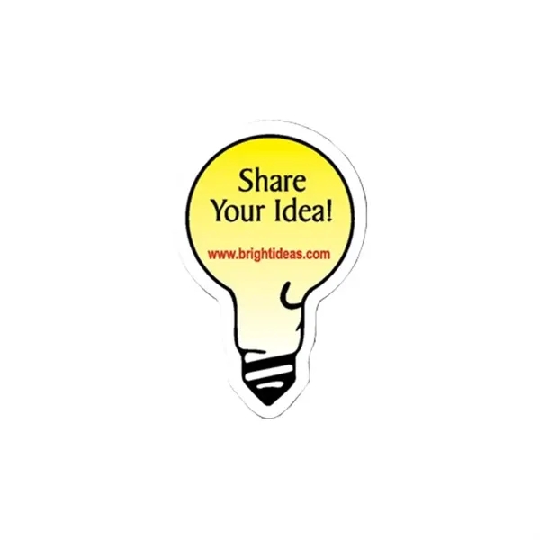 Light Bulb Stock Shape Vinyl Magnet - 20mil - Light Bulb Stock Shape Vinyl Magnet - 20mil - Image 0 of 0