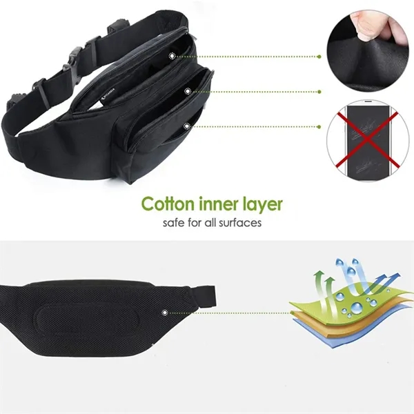 Quick Release Buckle Travel Sport Waist Fanny Pack Bag - Quick Release Buckle Travel Sport Waist Fanny Pack Bag - Image 3 of 3