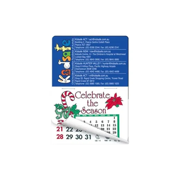 Rectangle Calendar Pad Sticker W/Tear Away Calendar - Rectangle Calendar Pad Sticker W/Tear Away Calendar - Image 0 of 0