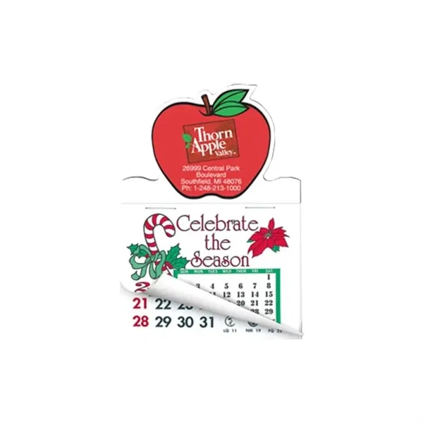 Apple Shape Calendar Pad Sticker with Tear Away Calendar - Apple Shape Calendar Pad Sticker with Tear Away Calendar - Image 0 of 0