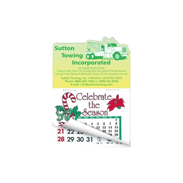 Tow Truck Shape Calendar Pad Sticker W/Tear Away Calendar - Tow Truck Shape Calendar Pad Sticker W/Tear Away Calendar - Image 0 of 0