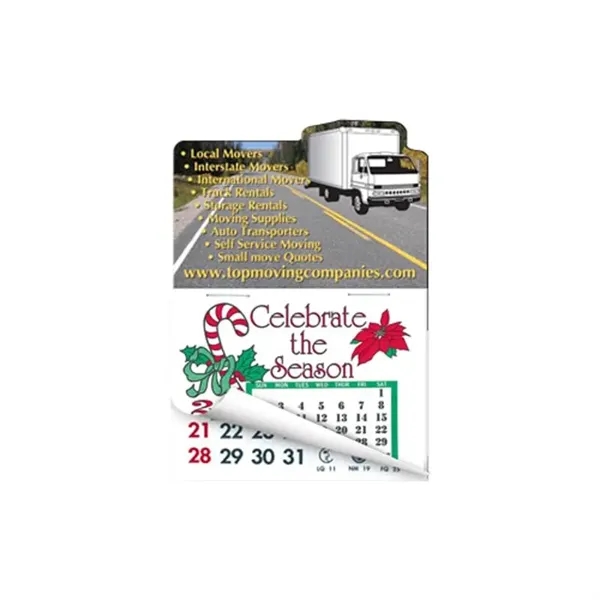 Cargo Truck Shape Calendar Pad Sticker W/ Tear Away Calendar - Cargo Truck Shape Calendar Pad Sticker W/ Tear Away Calendar - Image 0 of 0