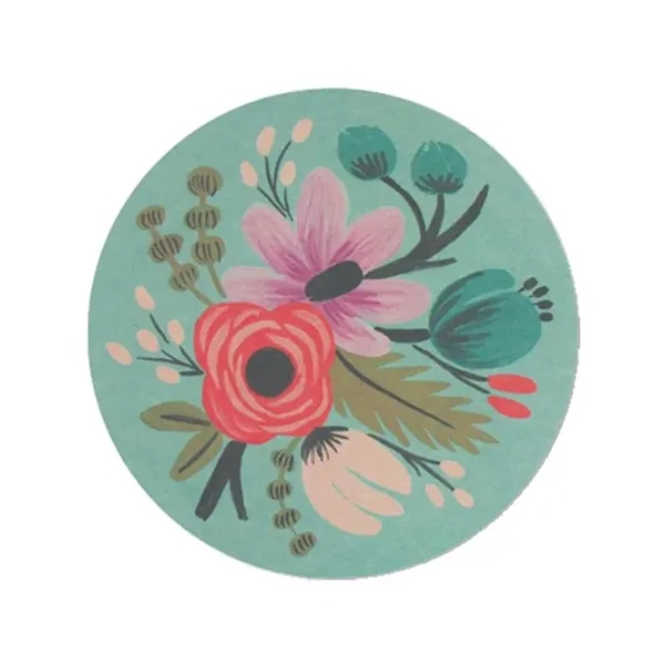 4" Round Full Color 80 pt Pulp Board Coaster - 4" Round Full Color 80 pt Pulp Board Coaster - Image 0 of 0