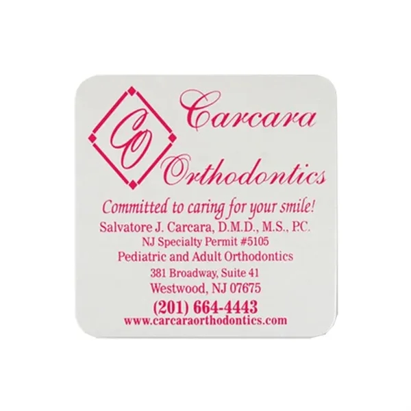 3.5" Square 40pt Lightweight Pulp Board Coaster - 3.5" Square 40pt Lightweight Pulp Board Coaster - Image 0 of 0