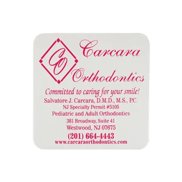 Coaster - 3.5" Square 60pt Medium Weight Pulp Board - Coaster - 3.5" Square 60pt Medium Weight Pulp Board - Image 0 of 0