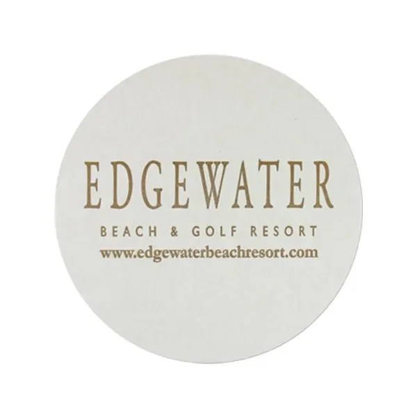 4" Round 60pt Medium weight Pulp Board Coaster - 4" Round 60pt Medium weight Pulp Board Coaster - Image 0 of 0