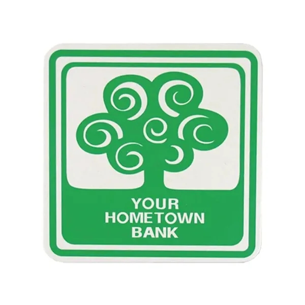 4" Square 80pt Heavyweight Pulp Board Coaster - 4" Square 80pt Heavyweight Pulp Board Coaster - Image 0 of 0