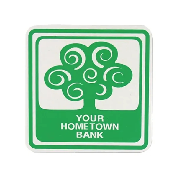 4" Square 40pt Lightweight Pulp Board Coaster - 4" Square 40pt Lightweight Pulp Board Coaster - Image 0 of 0