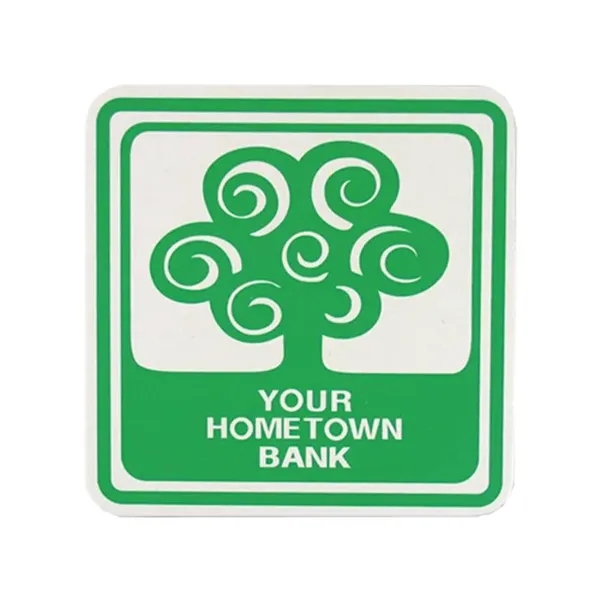 4" Square 60pt Medium Weight Pulp Board Coaster - 4" Square 60pt Medium Weight Pulp Board Coaster - Image 0 of 0