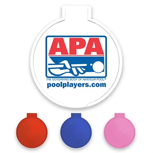 2 1/2" Round Compact Mirrors Custom Imprint - 2 1/2" Round Compact Mirrors Custom Imprint - Image 0 of 4