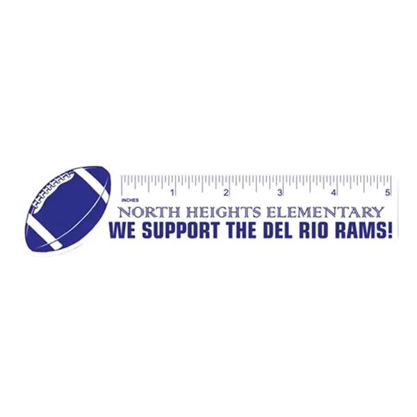 Football Polystyrene Ruler (1 3/4"x7") - Football Polystyrene Ruler (1 3/4"x7") - Image 0 of 0