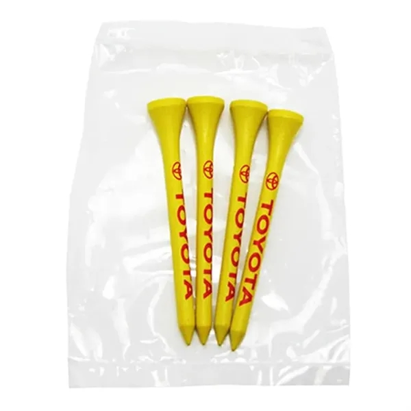 Golf Tee Poly Packet with 4 Tees - Golf Tee Poly Packet with 4 Tees - Image 0 of 0
