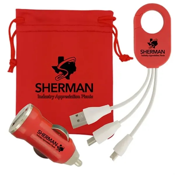 Car Charger Promo Gift Bag - Car Charger Promo Gift Bag - Image 0 of 2