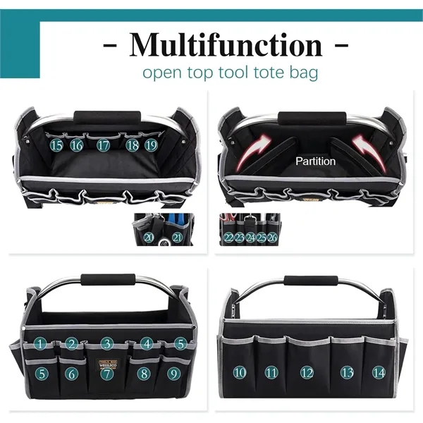 Foldable Electrical Tool Bag - Foldable Electrical Tool Bag - Image 2 of 4
