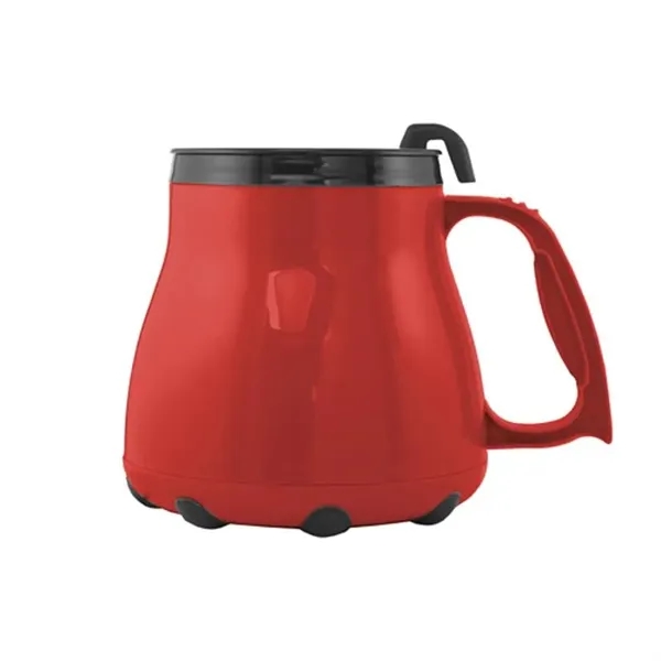 16 Oz. Low Rider Mug With Spill-Resistant Lid - 16 Oz. Low Rider Mug With Spill-Resistant Lid - Image 5 of 9