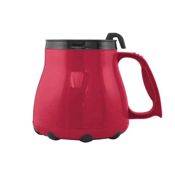 16 Oz. Low Rider Mug With Spill-Resistant Lid - 16 Oz. Low Rider Mug With Spill-Resistant Lid - Image 6 of 9