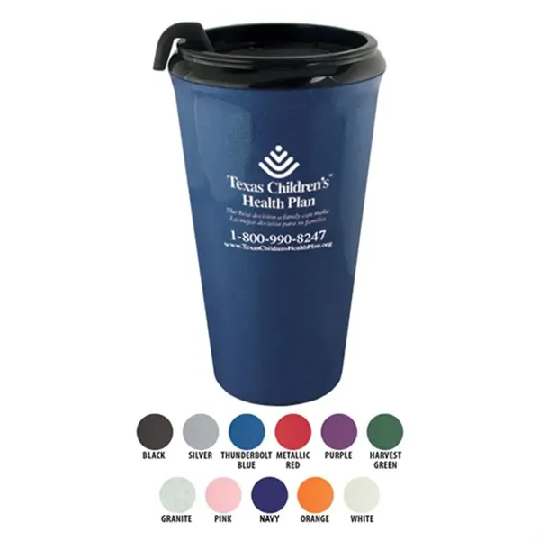 16 Oz. Infinity Tumbler Mug with Spill-Resistant Lid - 16 Oz. Infinity Tumbler Mug with Spill-Resistant Lid - Image 0 of 10