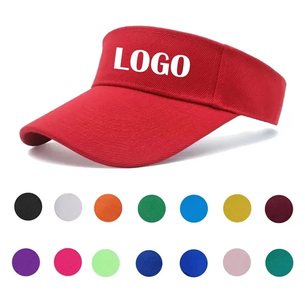 Sunscreen Summer Multi-Color Customizable Visor - Sunscreen Summer Multi-Color Customizable Visor - Image 0 of 1