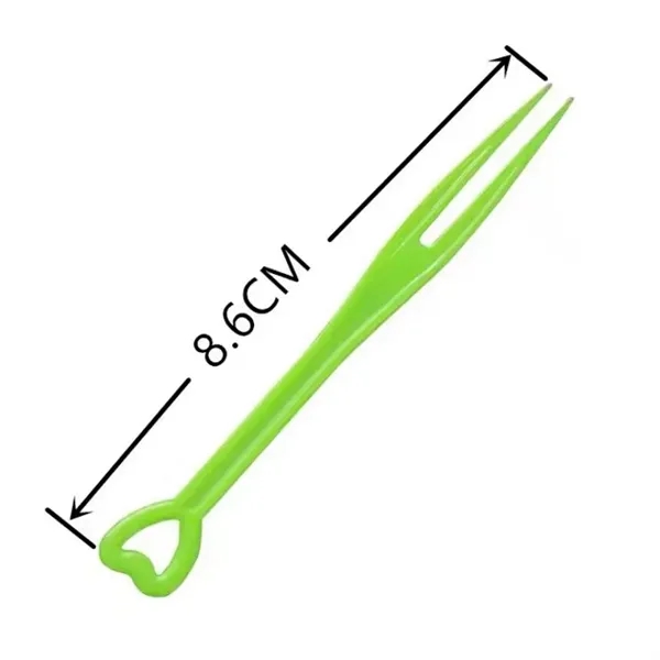 Plastic Snack Fruit Moon Cake Disposable Fork - Plastic Snack Fruit Moon Cake Disposable Fork - Image 1 of 1