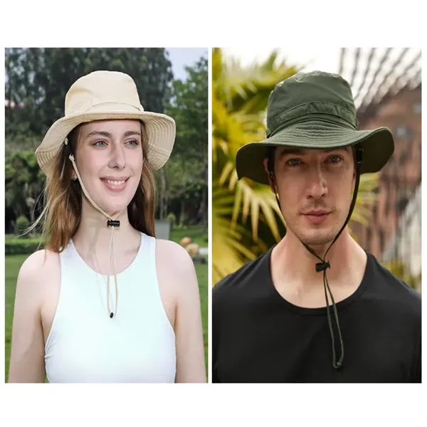 Wide Brim UV Protection Sun Bucket Hat - Wide Brim UV Protection Sun Bucket Hat - Image 1 of 1