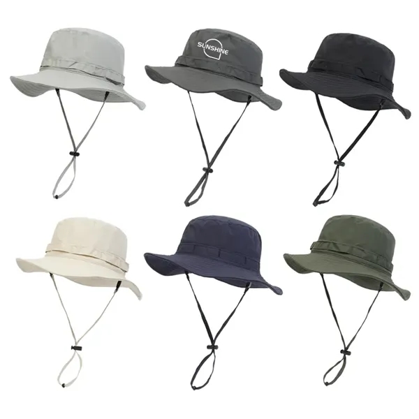 Wide Brim UV Protection Sun Bucket Hat - Wide Brim UV Protection Sun Bucket Hat - Image 0 of 1