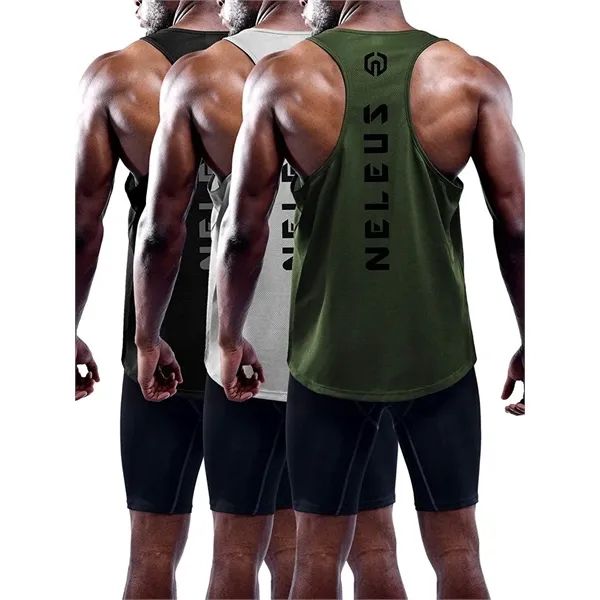 Men's Quick-Dry Back Muscle Tank Top - Men's Quick-Dry Back Muscle Tank Top - Image 0 of 5