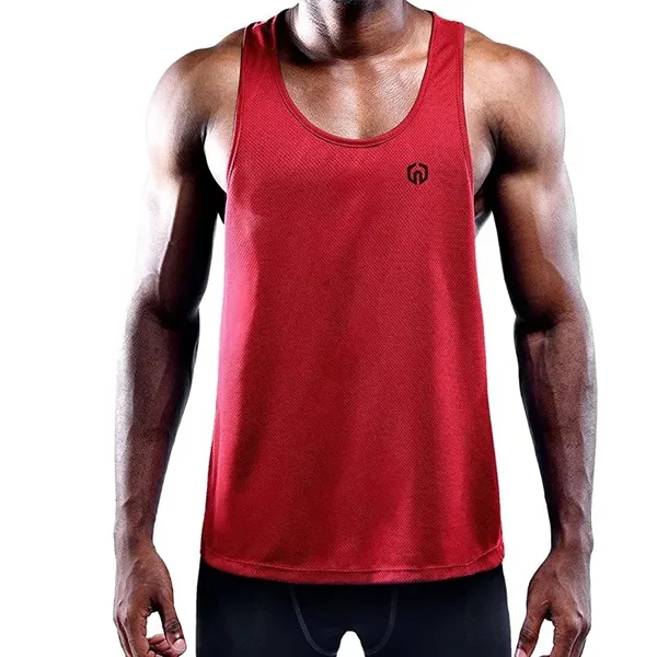 Men's Quick-Dry Back Muscle Tank Top - Men's Quick-Dry Back Muscle Tank Top - Image 4 of 5
