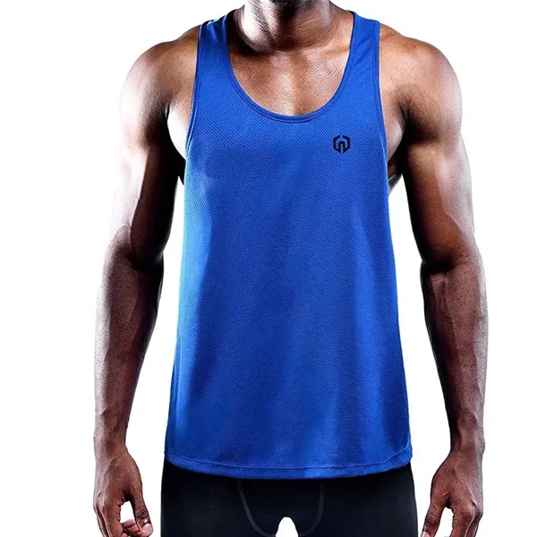 Men's Quick-Dry Back Muscle Tank Top - Men's Quick-Dry Back Muscle Tank Top - Image 3 of 5